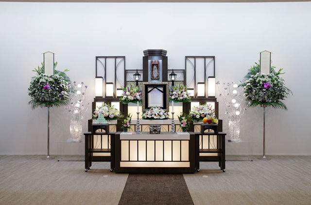 やわらぎ斎場厚別西2階式場札幌市厚別区葬儀葬式法要画像イメージ
