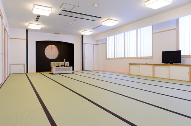 やわらぎ斎場江別親族控室（和室）江別市高砂町葬儀葬式法要画像イメージ
