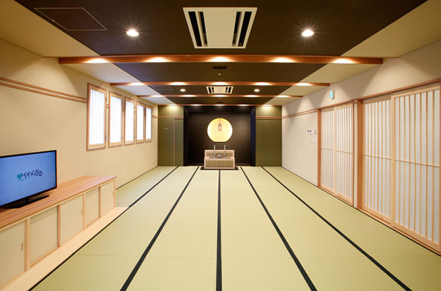 やわらぎファミリア新光親族控室（和室）小樽新光葬儀葬式法要画像イメージ
