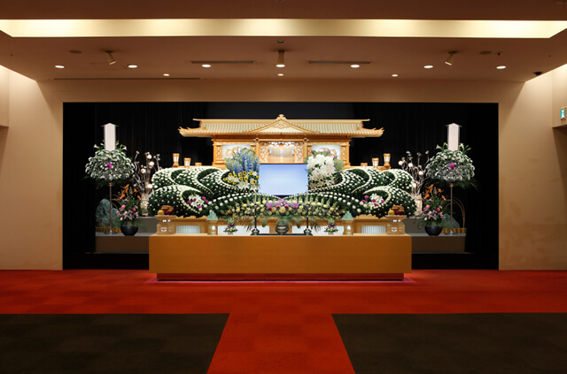 やわらぎ斎場北光1階式場幌市東区葬儀葬式法要画像イメージ
