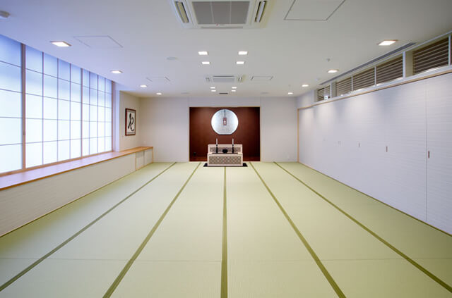 やわらぎ斎場石狩親族控室（和室）石狩花川南葬儀葬式法要画像イメージ
