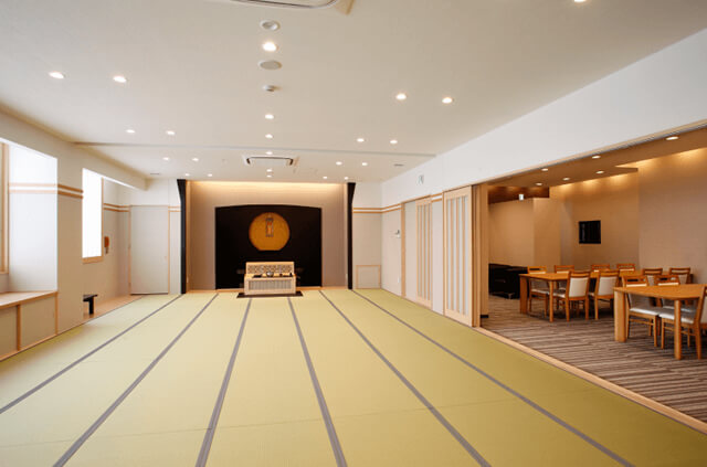 やわらぎ斎場神居親族控室（和室）旭川神居葬儀葬式法要画像イメージ
