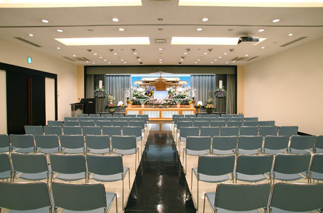 やわらぎ斎場川沿式場札幌市南区葬儀葬式法要画像イメージ
