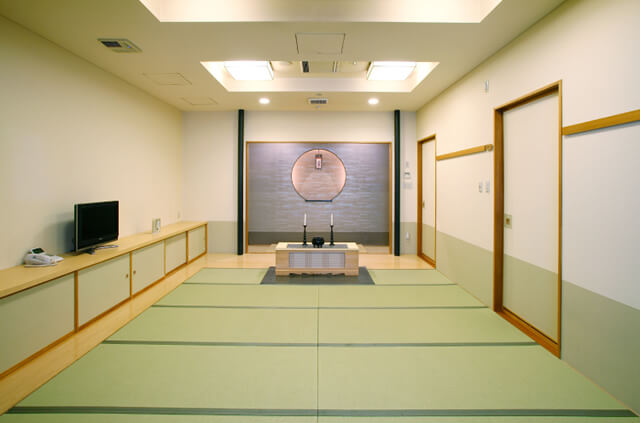 やわらぎ斎場川沿安置室札幌市南区葬儀葬式法要画像イメージ
