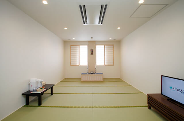 やわらぎ斎場清田別館安置室札幌市清田区葬儀葬式法要画像イメージ
