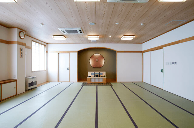 やわらぎ斎場名寄親族控室（和室）名寄徳田葬儀葬式法要画像イメージ
