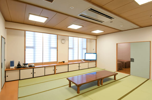 やわらぎ斎場小樽親族控室（和室）小樽有明町葬儀葬式法要画像イメージ
