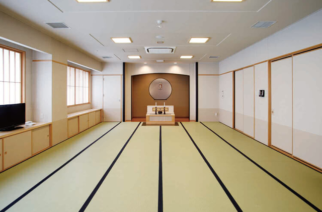 やわらぎ斎場春光親族控室（和室）旭川春光葬儀葬式法要画像イメージ
