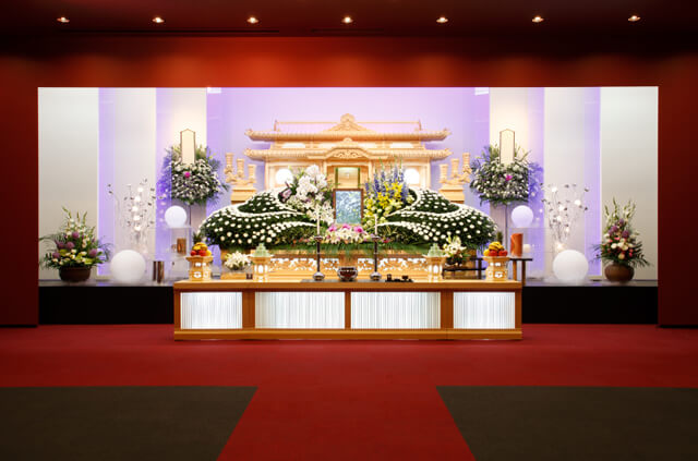 やわらぎ斎場豊平1階式場札幌市豊平区葬儀葬式法要画像イメージ
