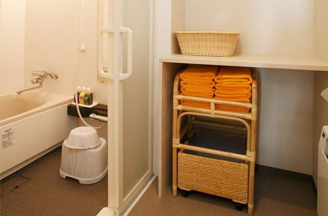 やわらぎ斎場月寒バスルーム札幌市豊平区葬儀葬式法要画像イメージ
